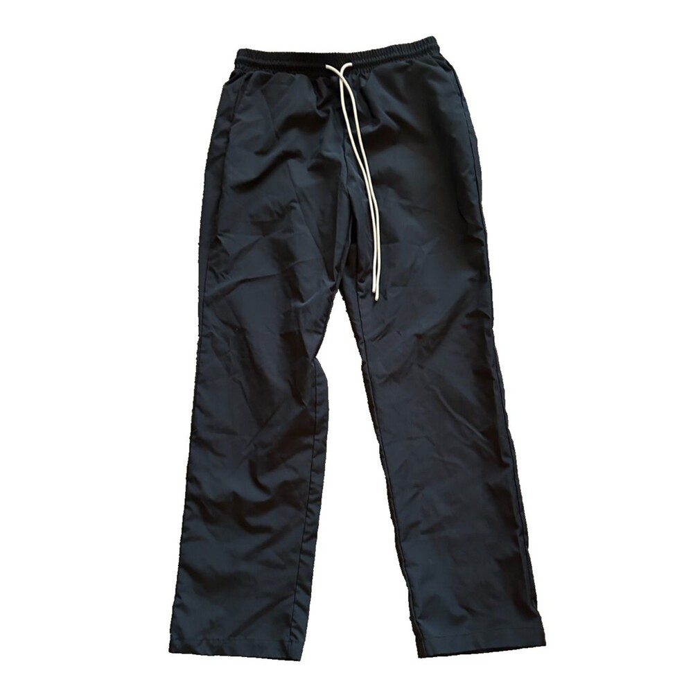 Men's Sumwon Athletic Black Pants XS Black‎ Elastic Waist Comfortable Casual